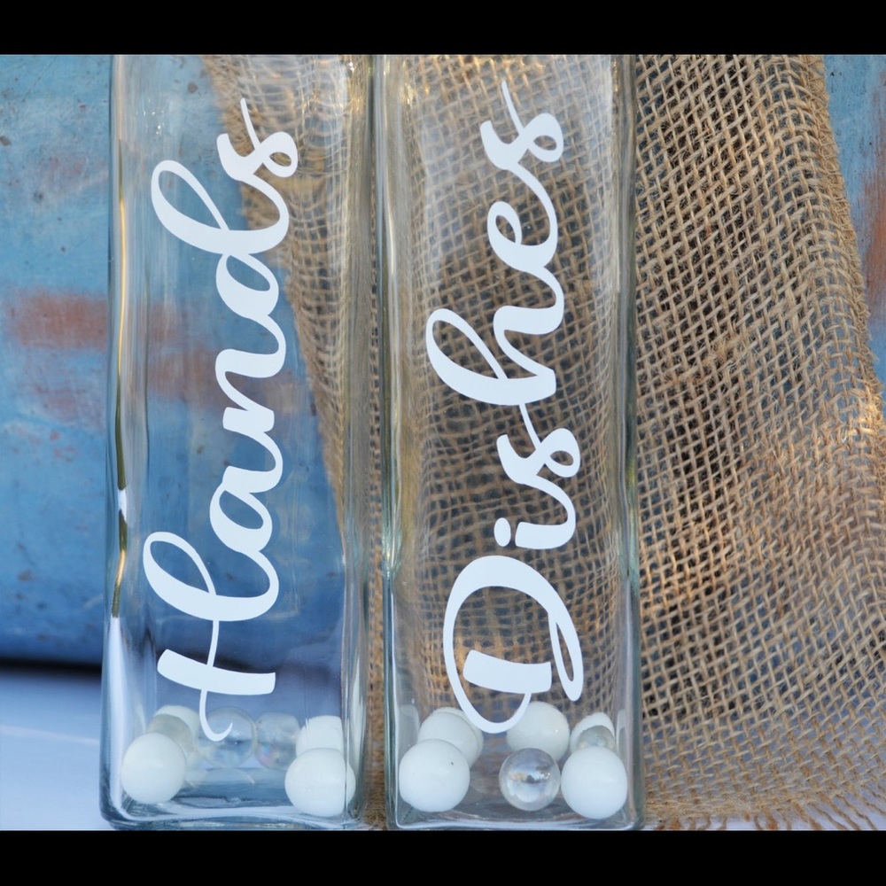 Farmhouse style soap dispensers